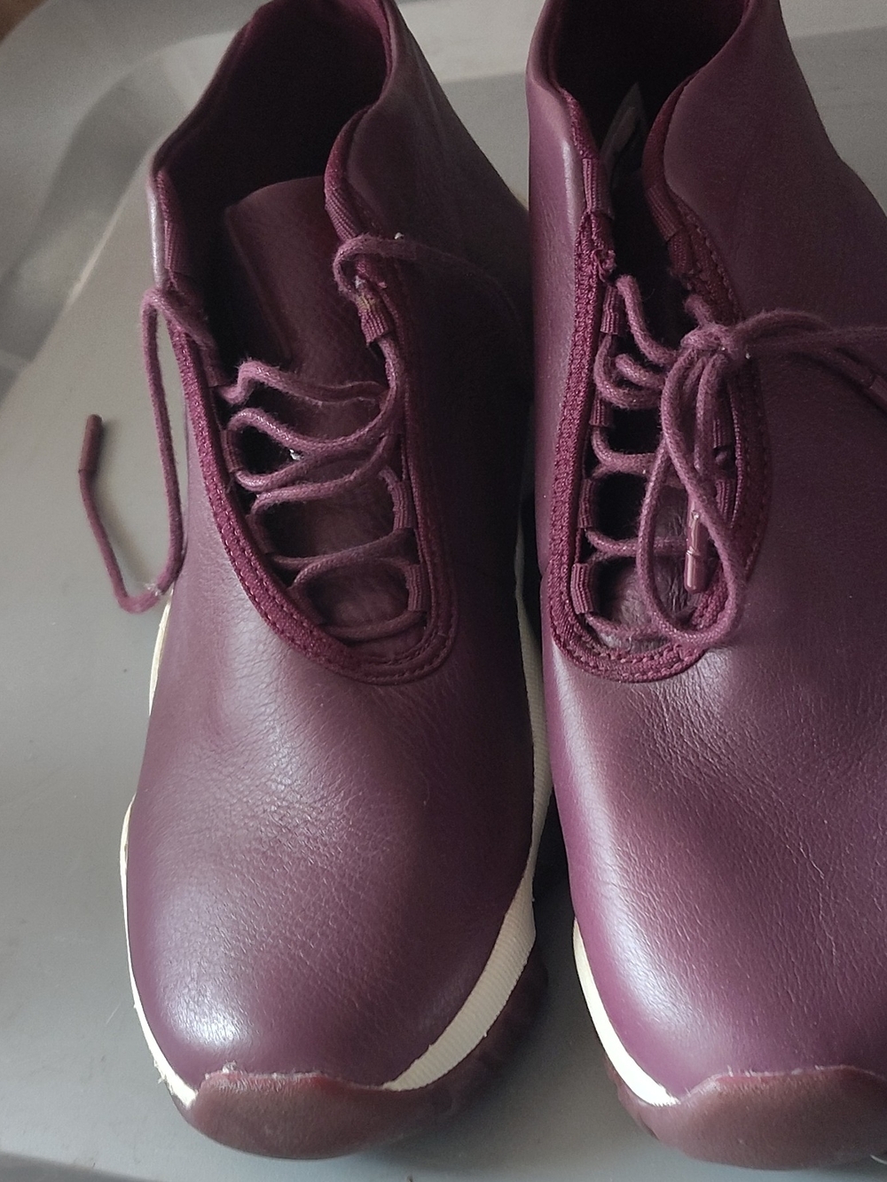 Jordan Women's Plum Lace-Up Slip-On Sneakers